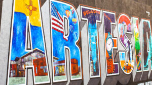 Artesia MainStreet Murals – Welcome to Artesia Closeup 12. Welcome to Artesia